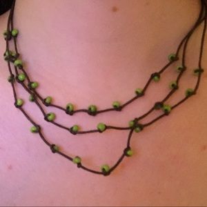 cute boho necklace! hand made!!